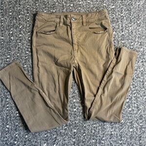 American Eagle Tan Skinny Jean